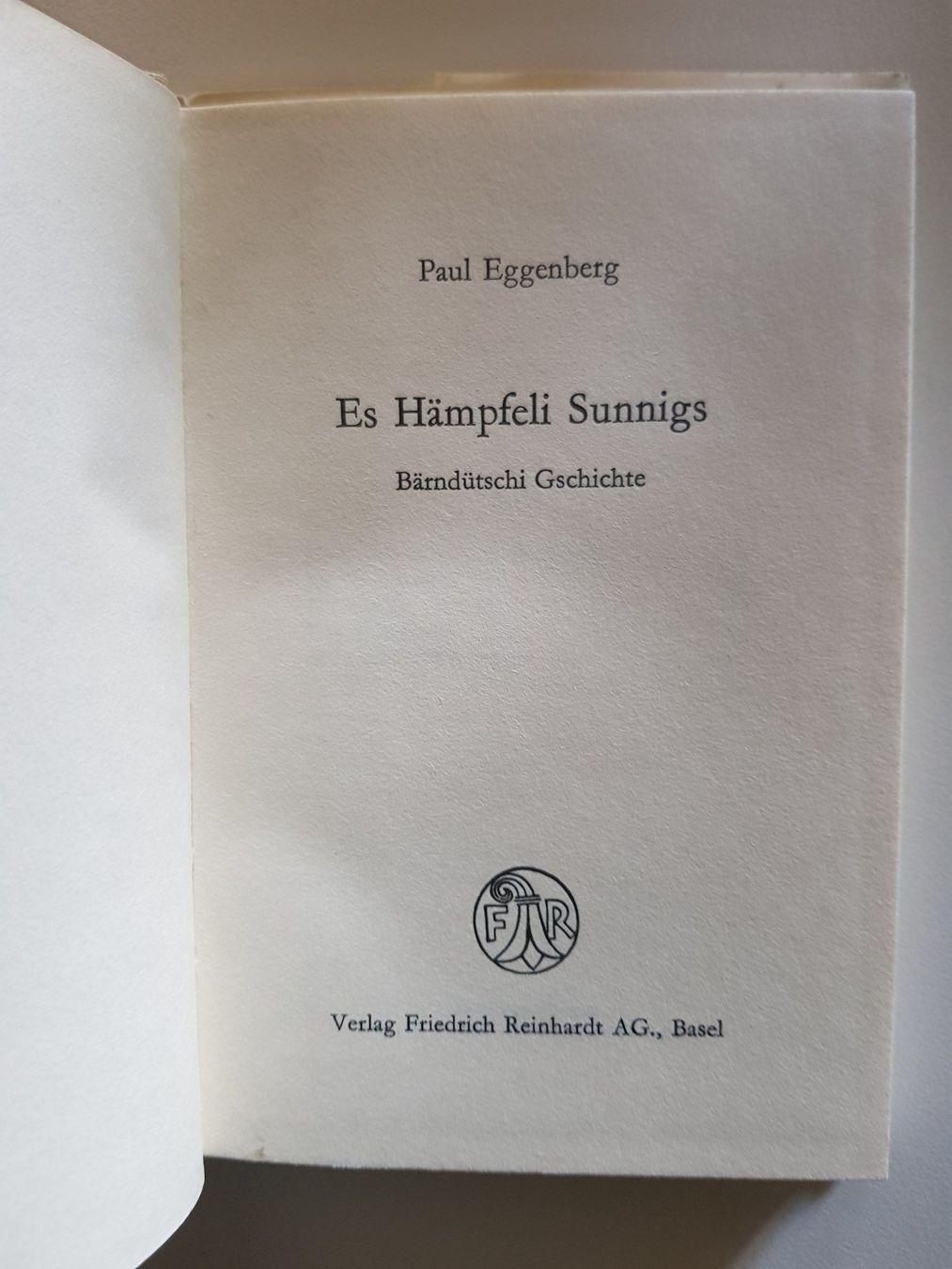 Bücher: Buch: Es Hämpfeli Sunntigs - Paul Eggenberger – Gebraucht aus Walterswil BE von Lonitti 3