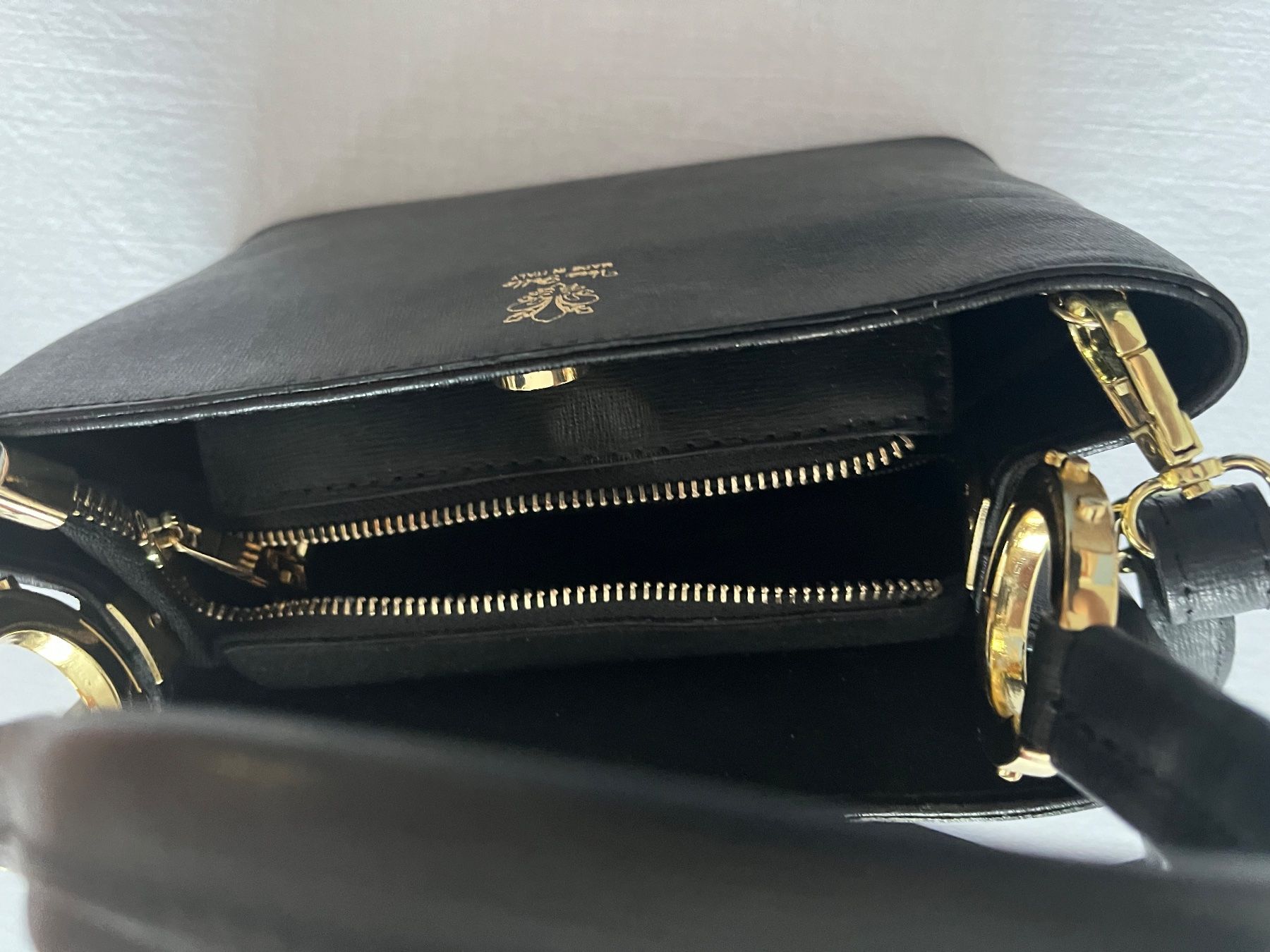 Borse da donna: Damen Handtasche schwarz Leder – Usato da Jona venduto da Flexer02 4