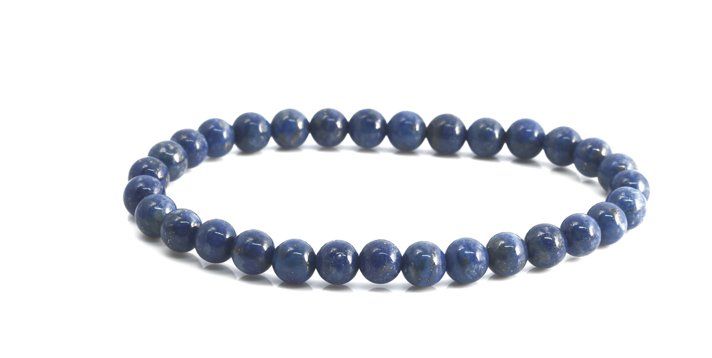 Bracciali & Braccialetti: Lapislazuli Armband 6mm – Nuovo e nell'imballaggio originale da Winterthur venduto da LukasMineralienOase