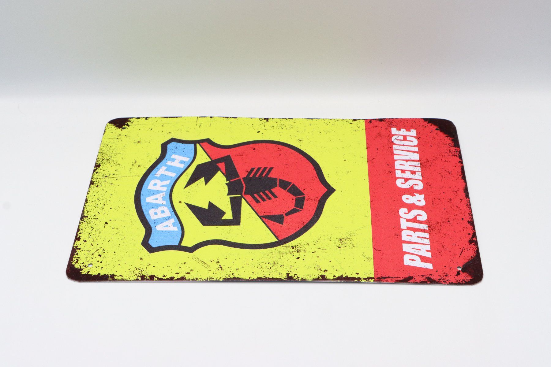 Abarth Schilder: Fiat Abarth Parts & Service Blechschild – Neu (gemäss Beschreibung) aus Bühl b.Aarberg von Collectorpassions 3