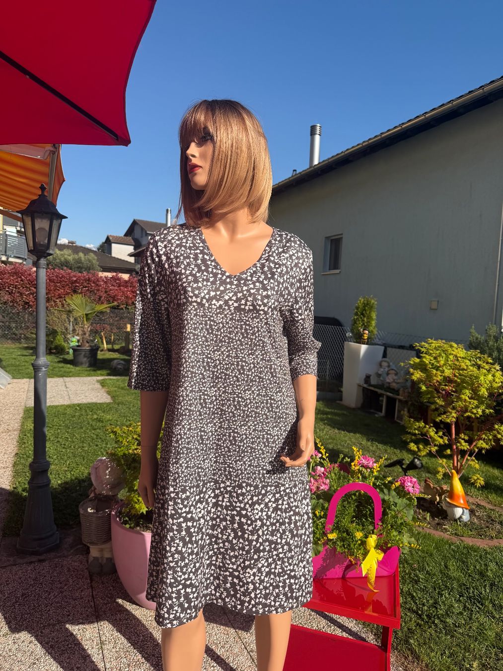 Vestiti: Sommerkleid mit Blumenmuster, Gr. L – Usato da Cugnasco venduto da tizianaq 1