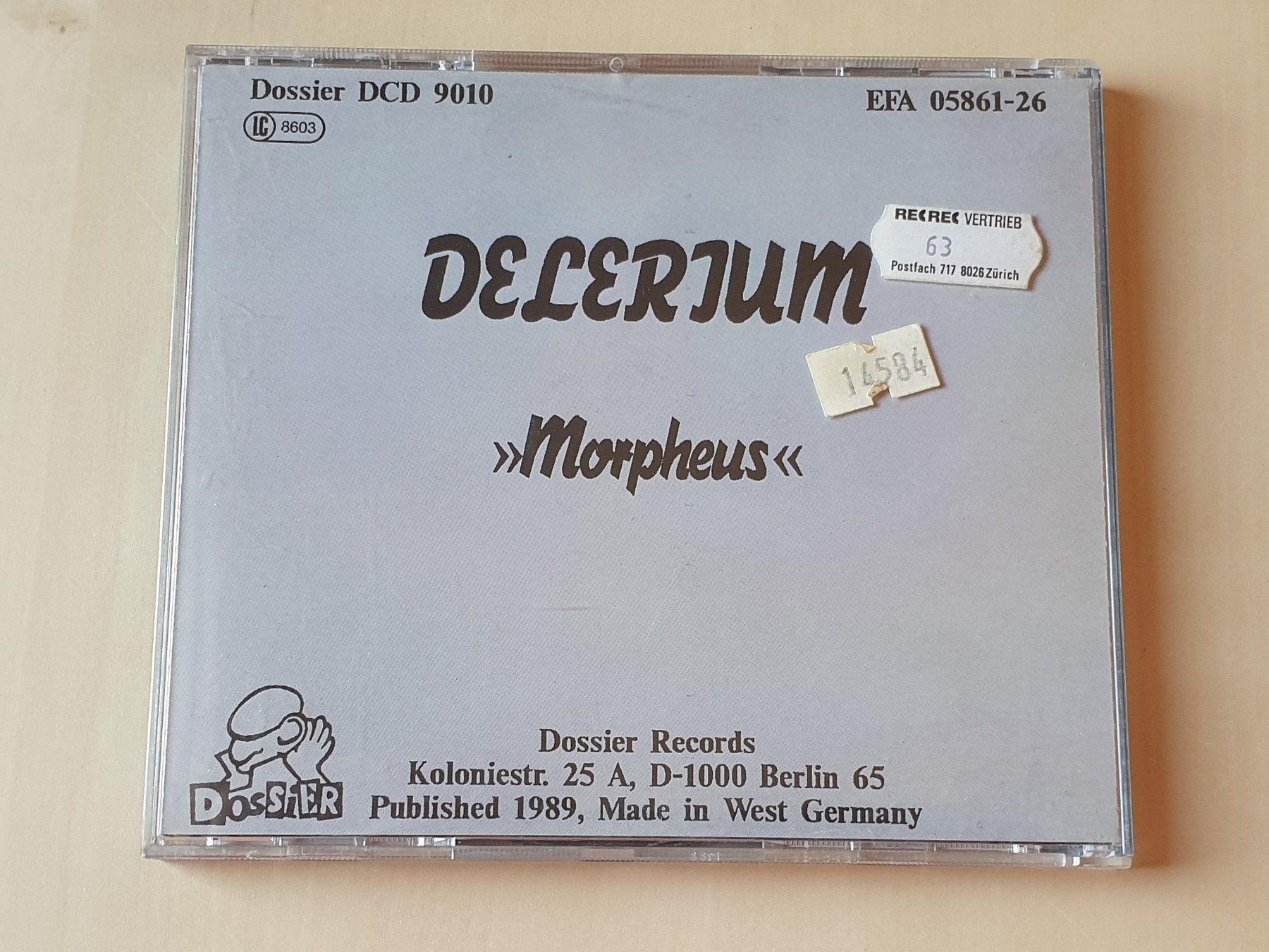 CD: Delerium Morpheus – Usato da Stansstad venduto da collectorsshop 1
