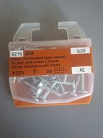 Möbel Rückwandschrauben 3x20 verzinkt, 30 Stück, Neu!