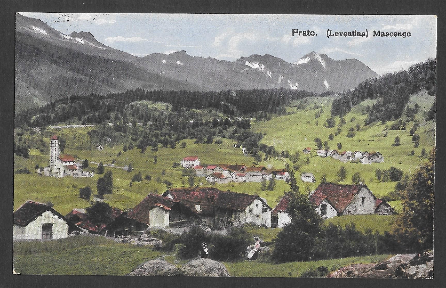 Ansichtskarten: Prato e Mascengo vista totale – Gebraucht aus Olten von clotaldi