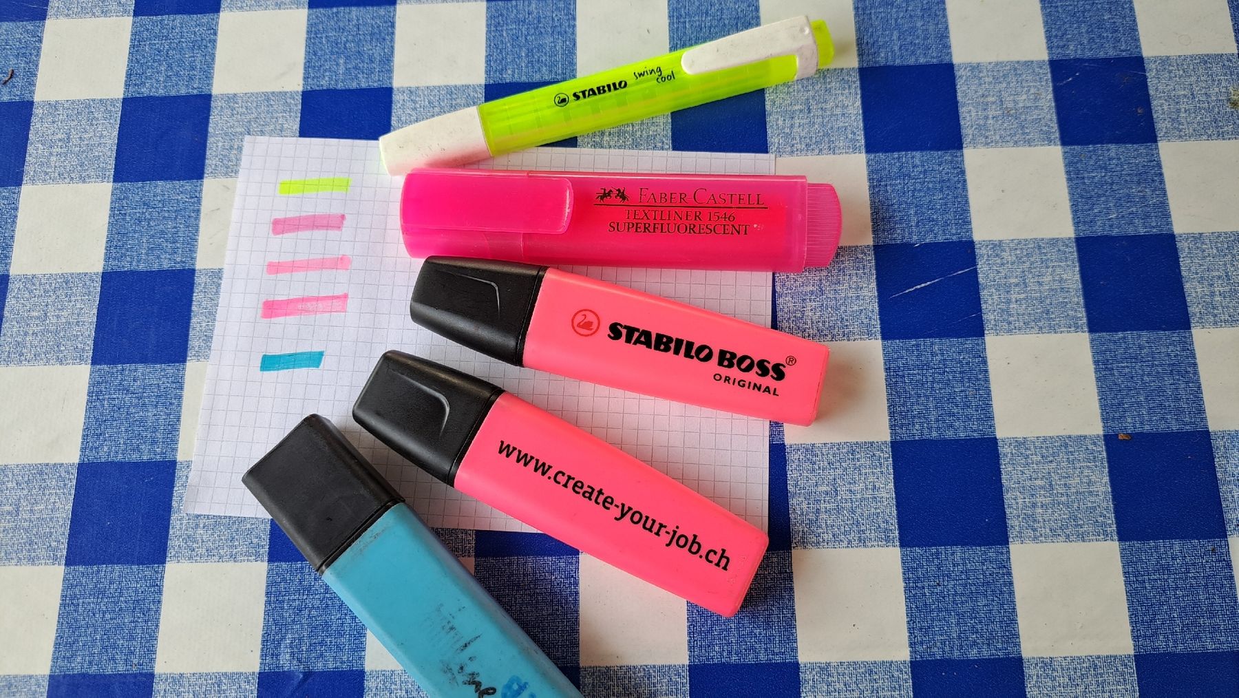 Stylos & Marker: Textmarker Set 5 Stk.  gebraucht – D'occasion à Wattwil par weber61