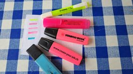 Textmarker Set 5 Stk.  gebraucht