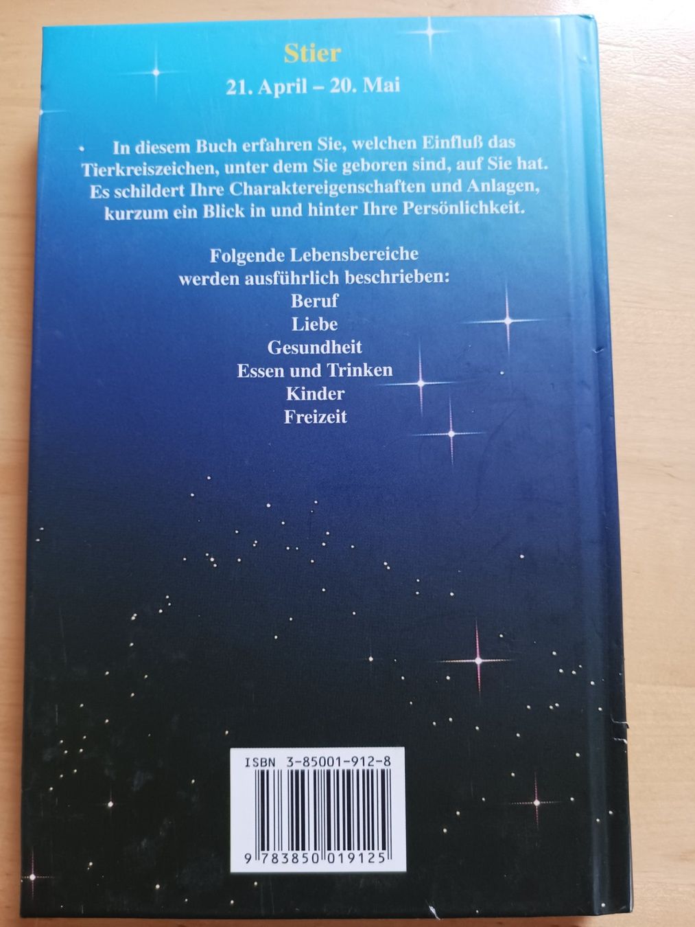 Libri: Buch - Sternzeichenbuch Stier – Usato da Alterswil FR venduto da pilanda 1