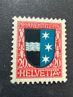 Abart J39 P.Juventute 1926 Wappenrahmen verschoben  (4562)