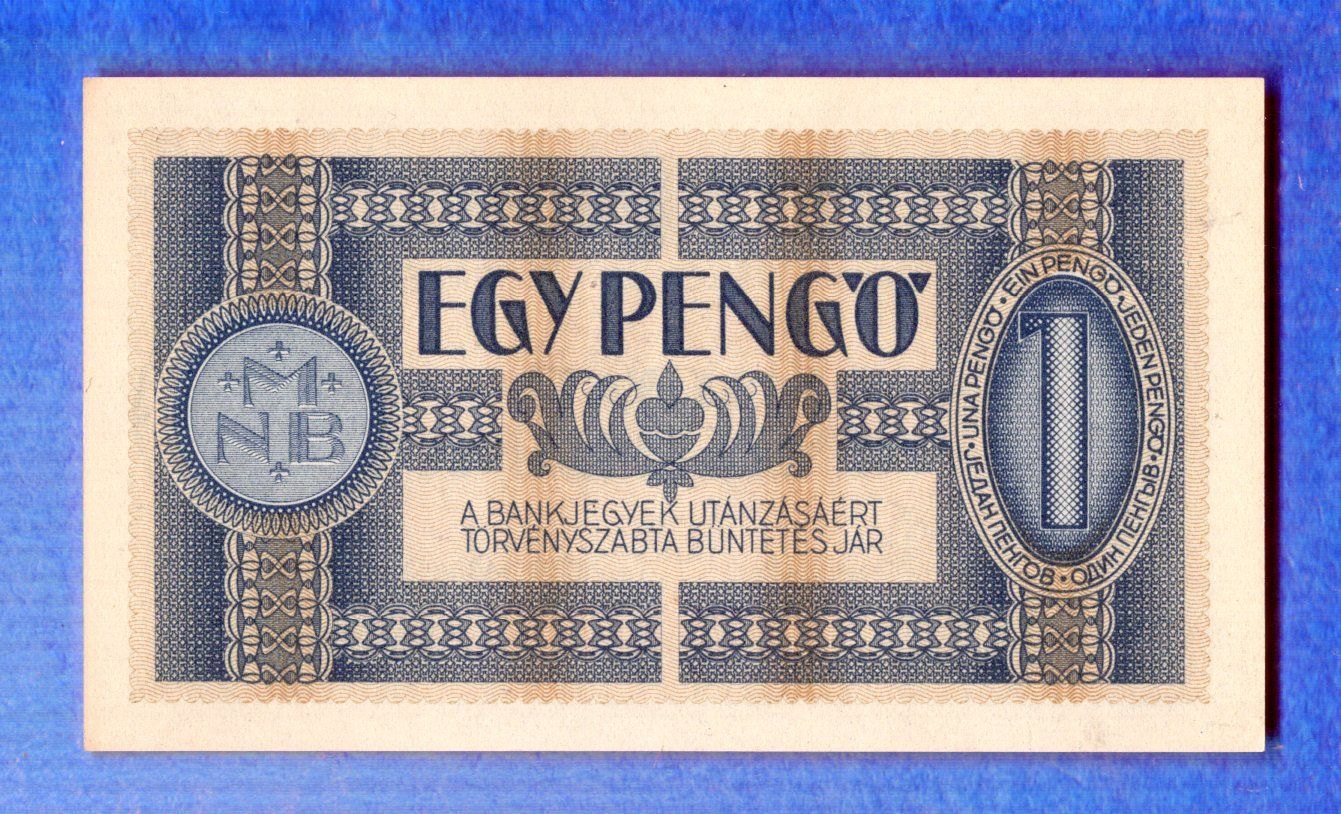 Billets de banque: Ungarn 1 pengo UNC – Neuf (Voir description) à Leibstadt par baroc333 1