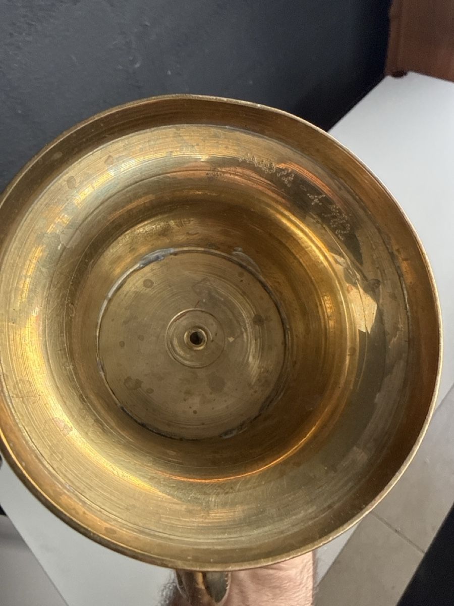 Caraffe: Dekorative Messingkanne orientalisch verziert gebraucht – Usato da Näfels venduto da Meelis 4