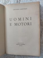 Uomini e Motori libro fotografie automobilismo vintage 1957