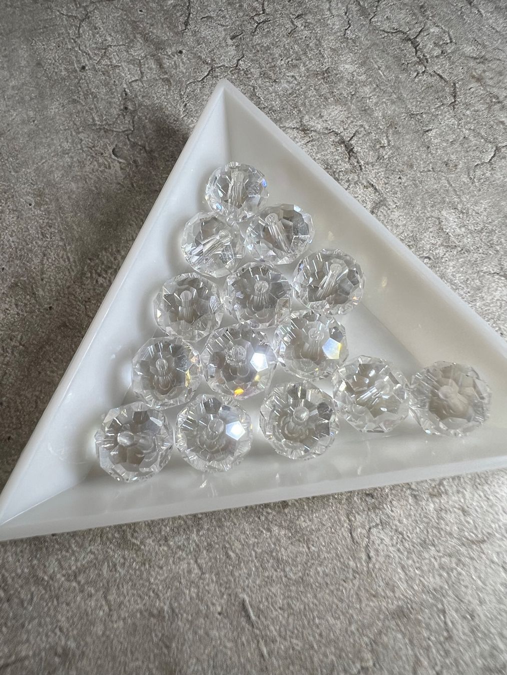 Perle (finte): Glas Perlen - 10 x 8 mm NR2 – Nuovo e nell'imballaggio originale da Stein AG venduto da Anastasia_Asya 2