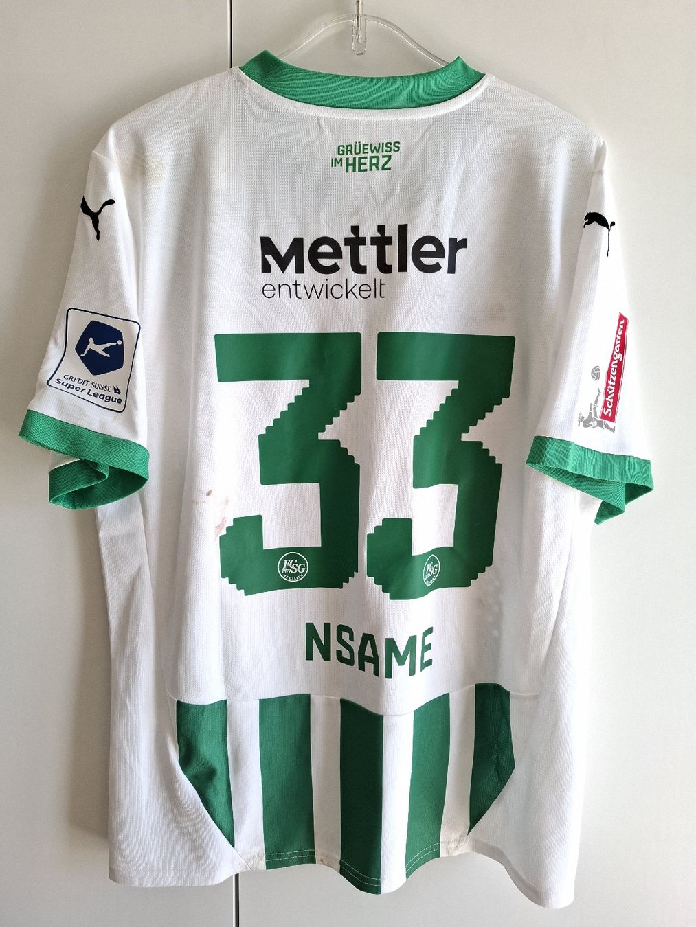 Canottiere & Pantaloni: matchworn St-Gall – Usato da La Chaux-de-Fonds venduto da tur_nkx9