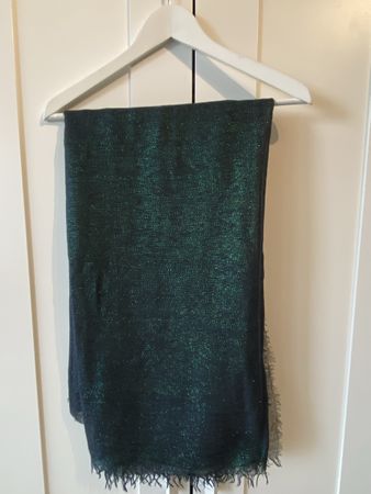 Zara Schal/Tuch petrol mit Lurex