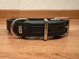 Hunter Halsband, Leder, schwarz, Top Zustand, wie neu!
