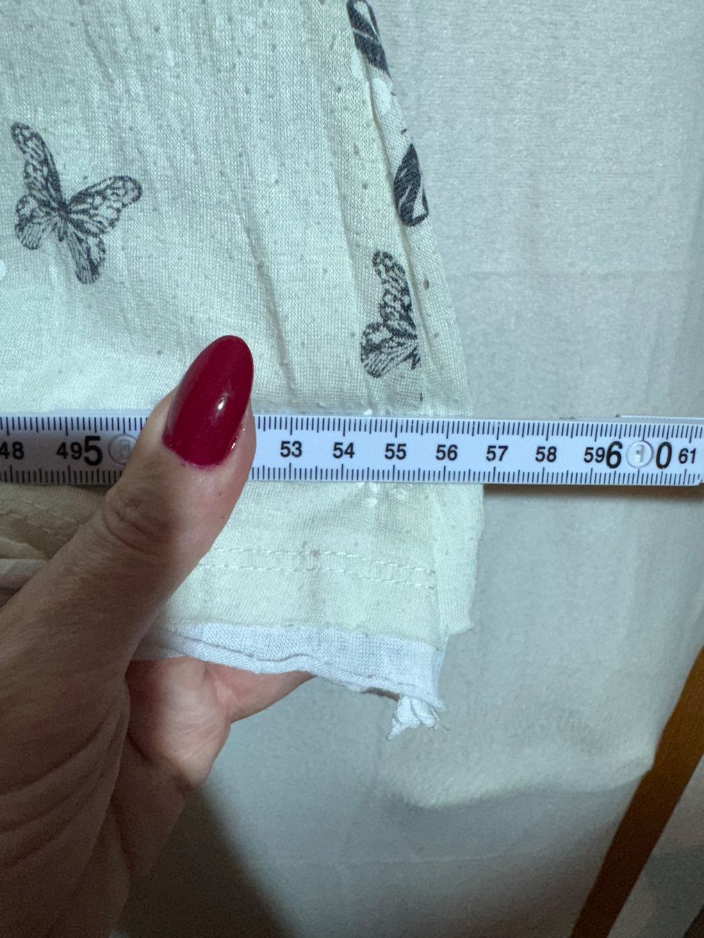 Camicette: Oberteil Bluse mit Schmetterlingen Gr. L/XL – Usato da Grosswangen venduto da SALE_SALE_SALE 8