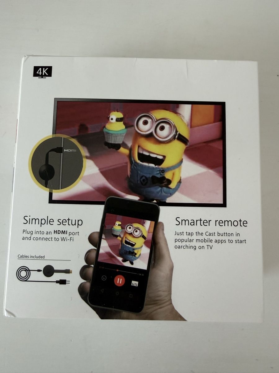 Google Sistemi audio & multimediali: Google Chromecast 4K Streaming Media Player neuwertig – Nuovo (secondo la descrizione) da Schübelbach venduto da cha_8x7x 1