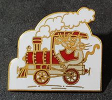 V210 - Pin Katze in Dampflokomotive