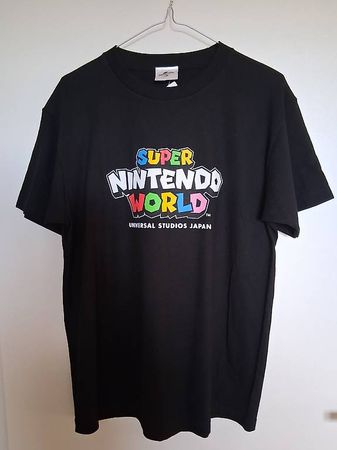 T-shirt Super Nintendo World, noir, neuf, taille M