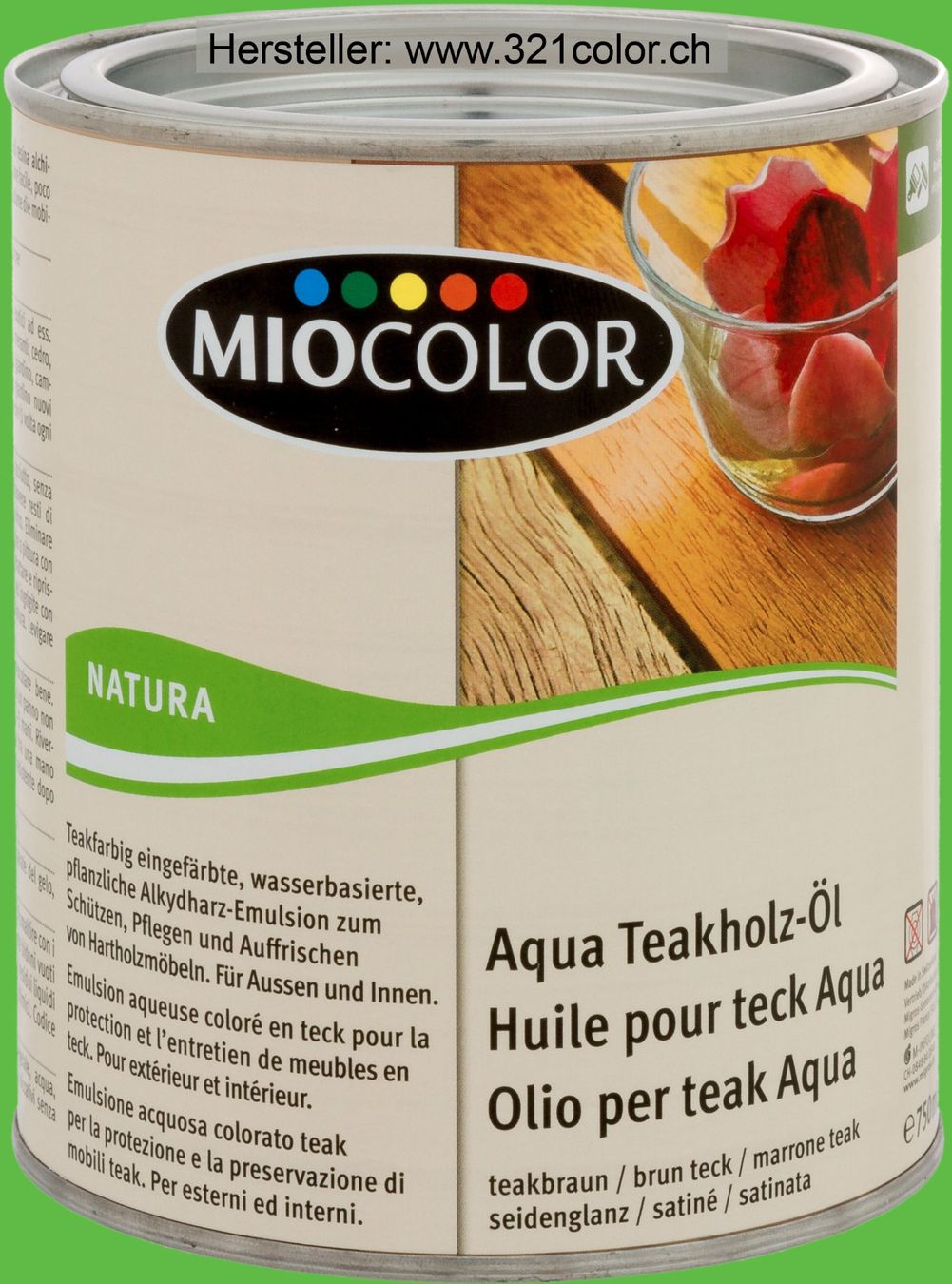 Farben: Aqua Teak-Öl - MIOCOLOR Natura – Neu und originalverpackt aus Au (ZH) von elf07