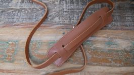 Fender Gitarrengurt Leder braun