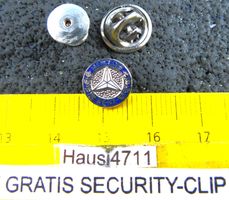 MERCEDES 1cm AUTO PIN KLEIN-FEIN MIT SECURITY-CLIP ENAMEL