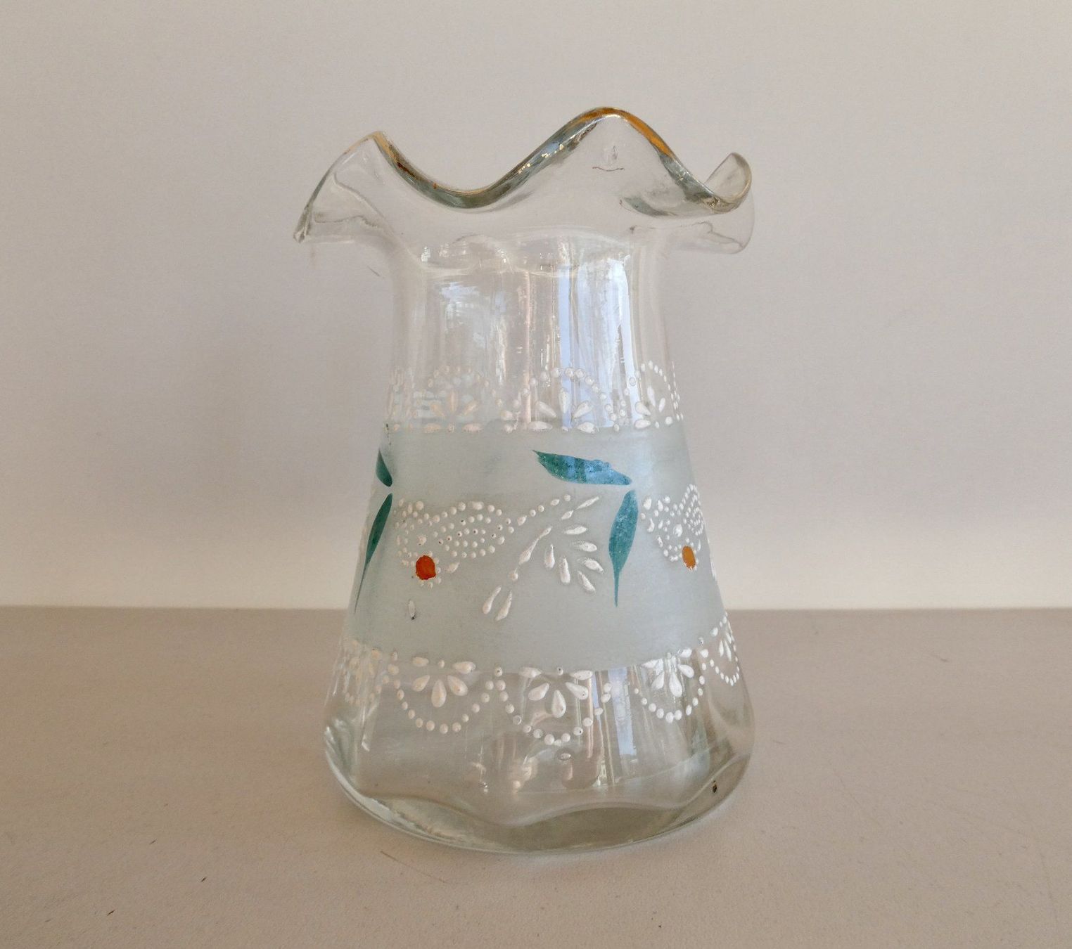 Vasi & Recipienti: antike kleine  Biedermeier Vase Handbemalt – Usato da Lüchingen venduto da Eeizo 2