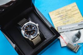 Zeppelin Automatic Swiss Made Pilot Herren Uhr wie neu black