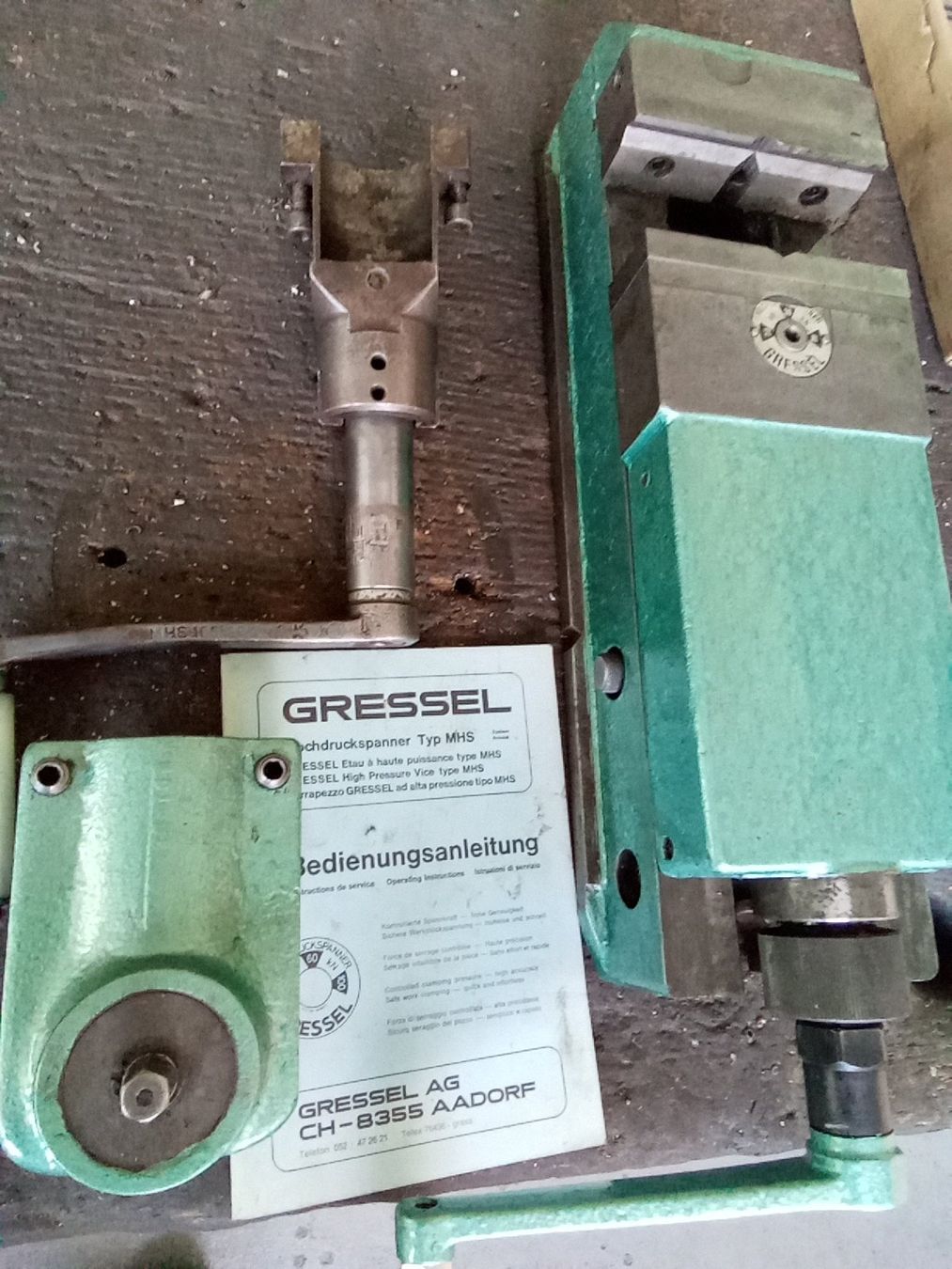 Gressel Tutti gli attrezzi: Gressel 125 Hochdruckspanner no Aciera schaublin – Usato da Sulz LU venduto da simula2