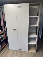 Schrank, wenig genutzt, 57 x 187 x 120cm, grau
