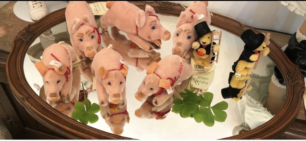 Steiff Bambole: Steiff Glücksbringer 🍀 – Nuovo e nell'imballaggio originale da Mumpf venduto da A_B_E 1