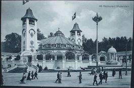 BERN Landes-Ausstellung Offizielle Postkarte 1914 Restaurant