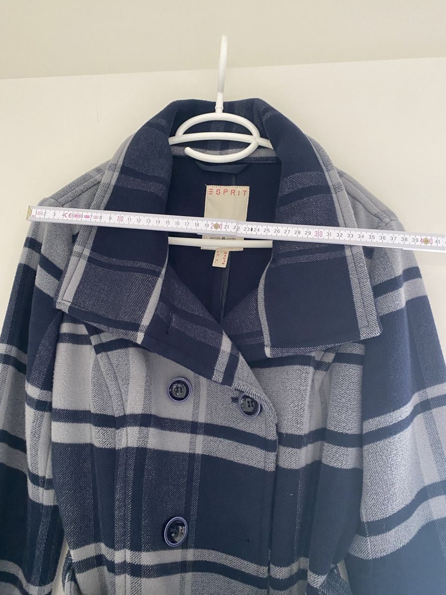 Esprit Giacche: Esprit Übergangsjacke, blau kariert, Gr. 38 – Usato da Hünenberg See venduto da lar_9zjk 5