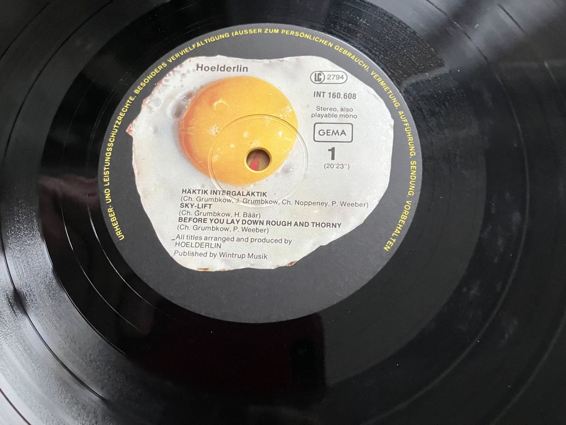 Dischi in vinile: Hoelderlin – Usato da Aarwangen venduto da Jukebox3 6