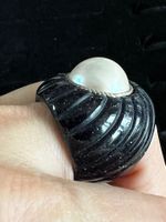 Goldfluss und Jasper Ring
