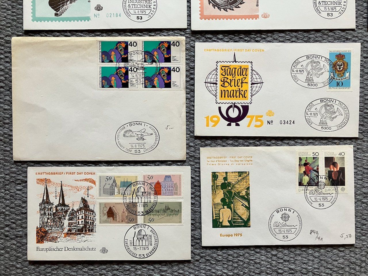 Tutti i francobolli: Deutschland - 31 FDC 1961-76 – Usato da Nesslau venduto da andi_hon 7