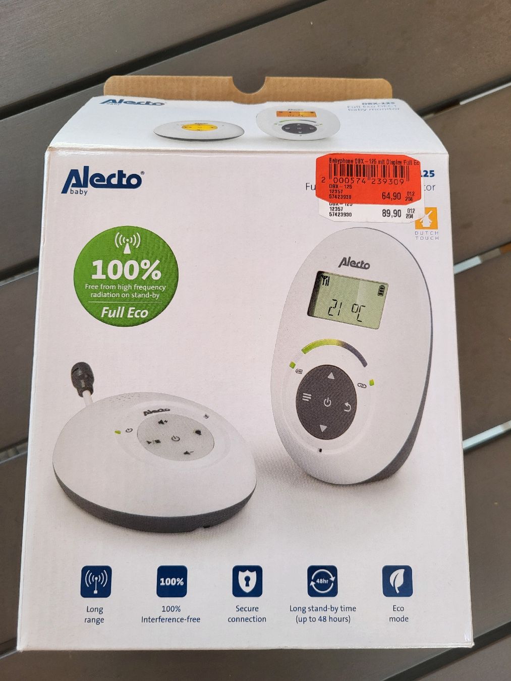 Babyphone: Alecto Babyphone DBX-125 – Usato da Unterschächen venduto da Fixu86