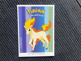 Pokemon Ponyta Ponita Dunkin Boomer 2000 neuwertig