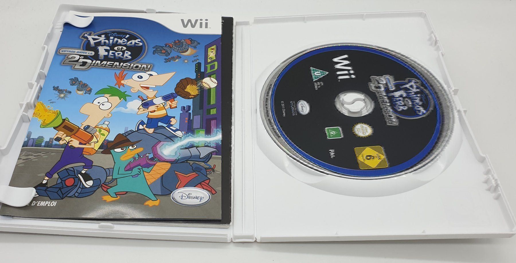 Nintendo Giochi: Phinéas et Ferb 2 ème Dimension Wii – Usato da Genève venduto da Cardtreasure 1