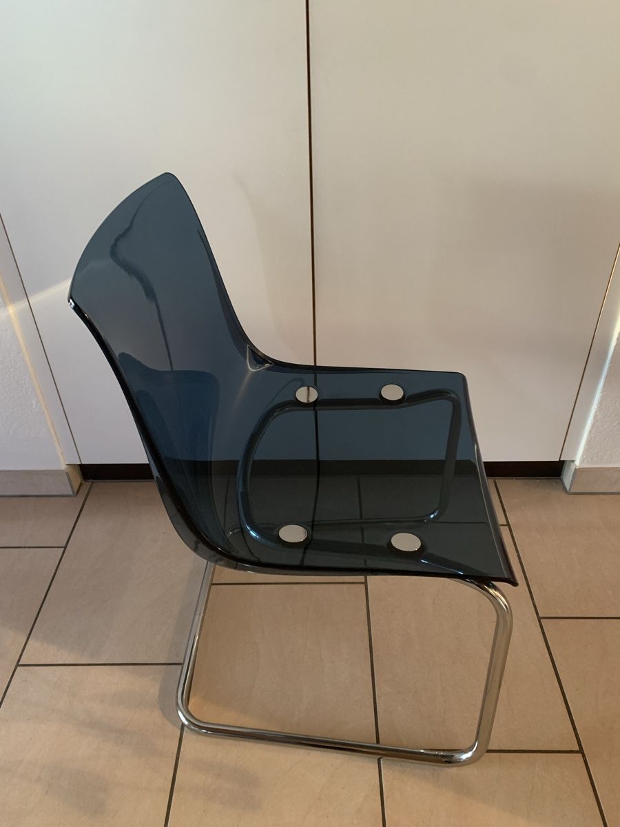 Ikea Sedie: **4 Stühle "Tobias" Ikea blau transparent** – Usato da Ehrendingen venduto da Anni_89 5