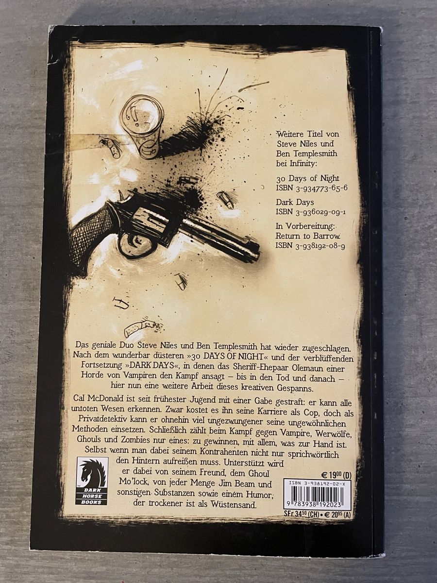 BD: CRIMINAL MACABRE / INFINITY – Neuf (Voir description) à Pfungen par Druller 1
