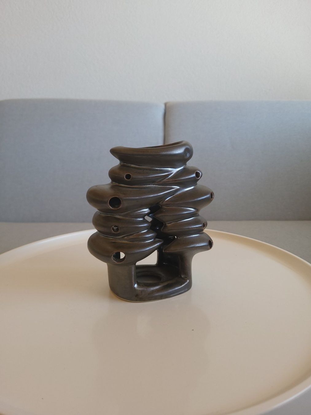 Portacandele: " SIRYKID " Handgemachte  Keramik Aroma Duftlampe – Usato da Savièse venduto da qm2710 2