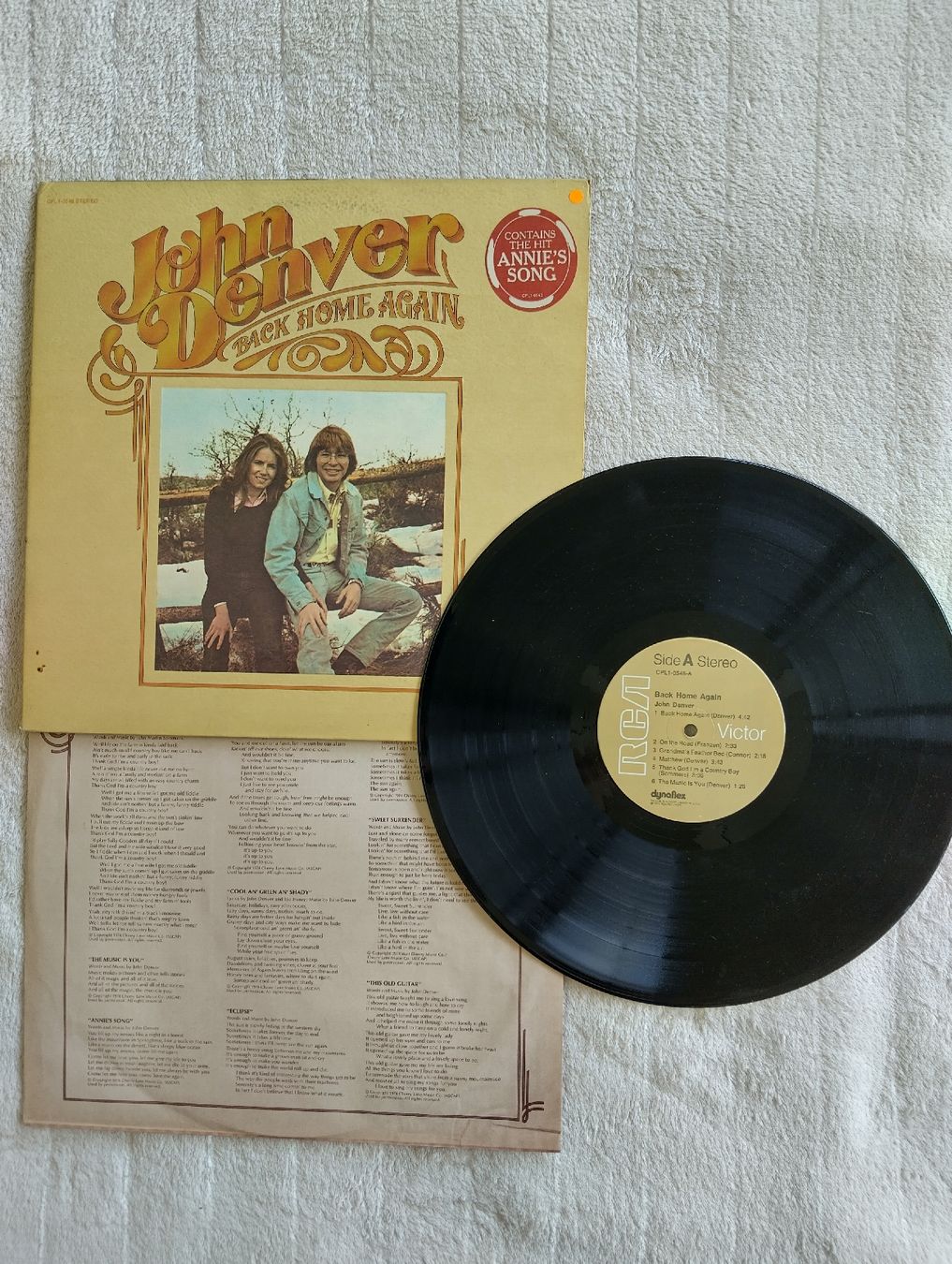 Dischi in vinile: John Denver - Back Home Again - Vinyle 33 tours - – Usato da Reconvilier venduto da mpa_7b2k