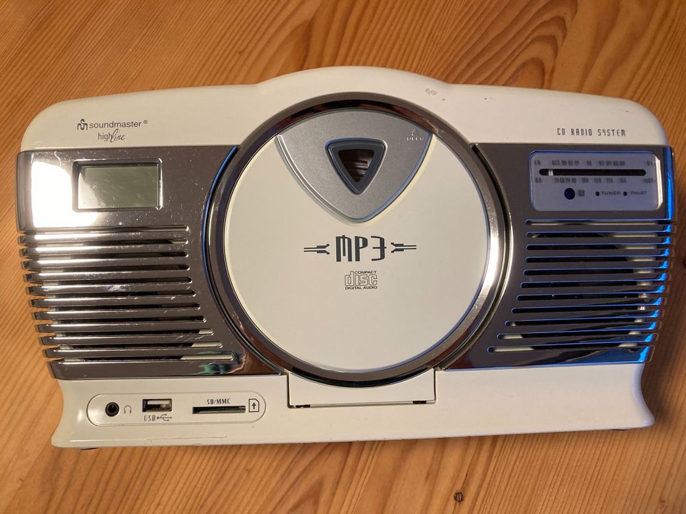 Vintage Retro-Radio / CD-Spieler mit MP3-Unterstützung