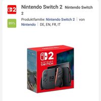 Nintendo Switch 2 (Originalverpackt ungeöffnet)