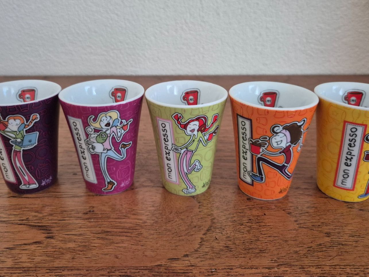 Tazze: 5 mugs expresso porcelaine C65 – Usato da Fully venduto da tameab