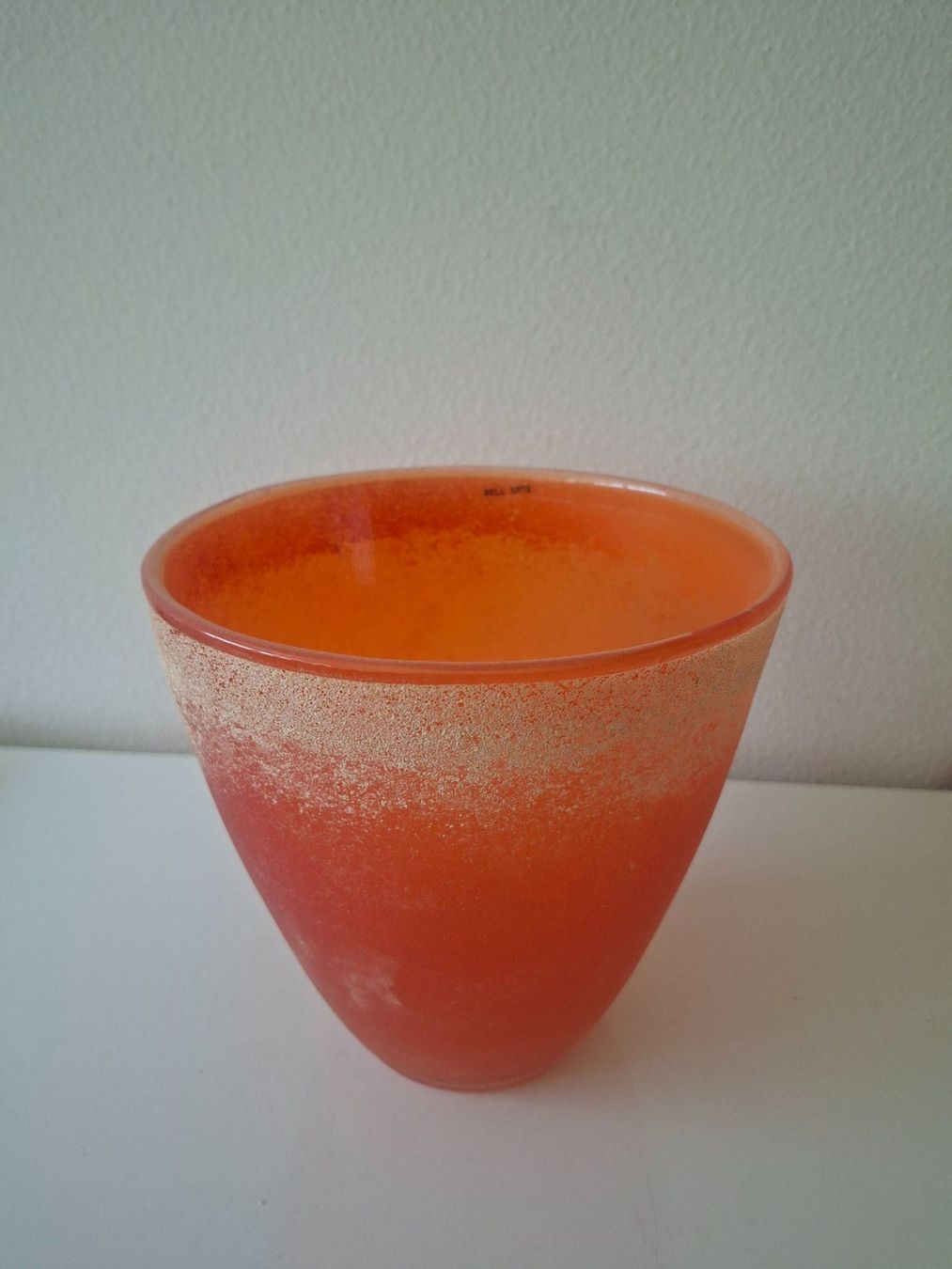 Vasi & Recipienti: BELL ARTE  Vase / Cachepot  sandgestrahltes Glas  massiv – Usato da Zürich venduto da Daniel517 1