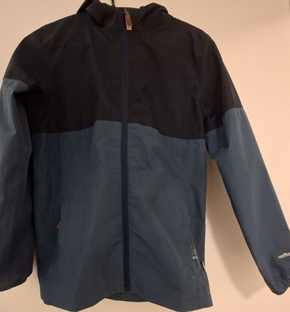 Regenjacke Jacke dunkelblau Grösse 164, Rukka