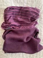 Buff Halstuch Polartec lila gestreift Winter warm