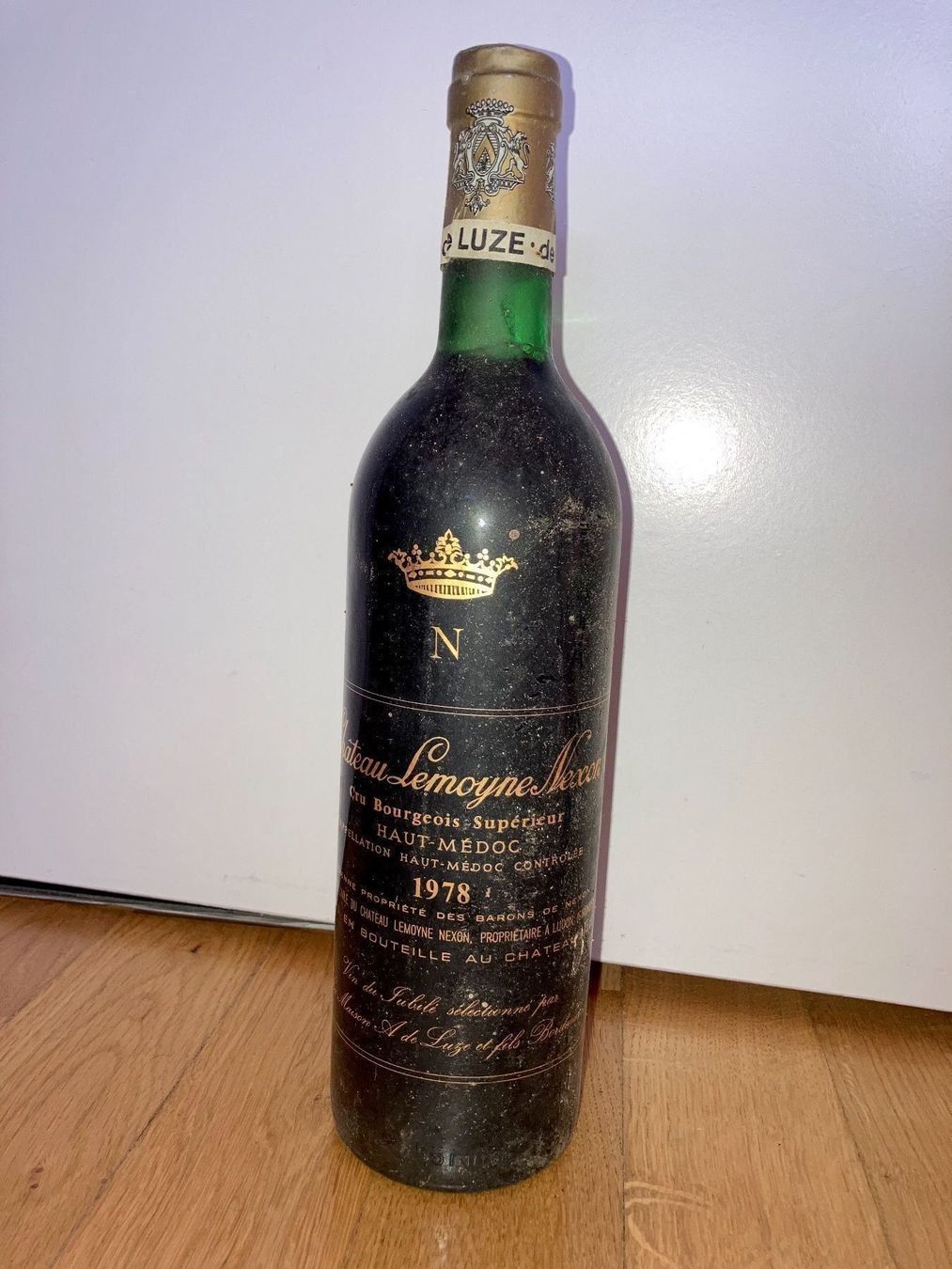 Vino: Château Lemoyne Nexon 1978 – Nuovo e nell'imballaggio originale da Bern venduto da Spomme